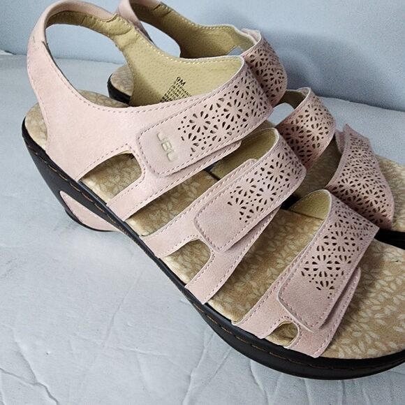 Jambu STEPHANIE Triple Strap Memory Foam Sling Back Sandal Size 9 new - Picture 2 of 6